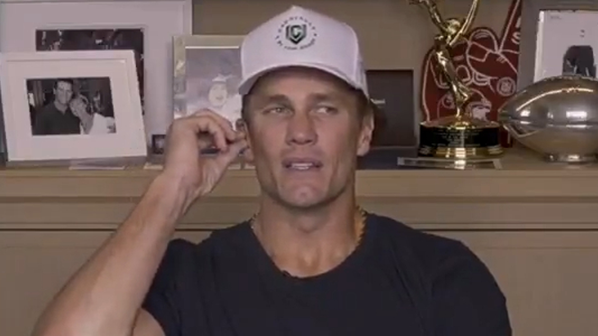Tom Brady suffers major live TV technical difficulties in awkward Fox appearance on Colin Cowherd’s show