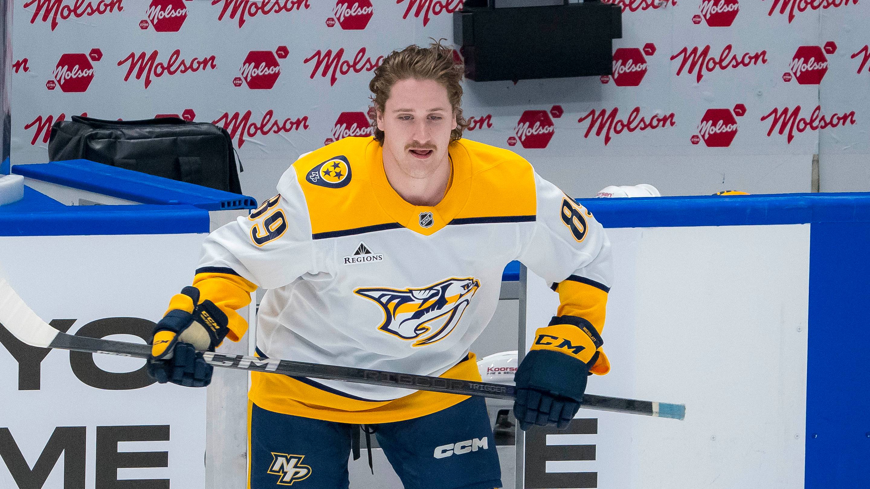 Nashville Places Experienced Right Winger on Waivers, Designates Seven Players to AHL