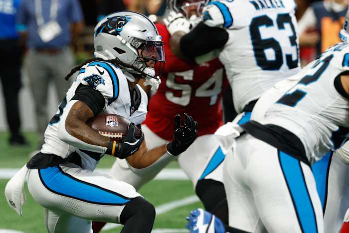 Panthers coach Dave Canales says RB Jonathon Brooks expected to miss 6-8 weeks