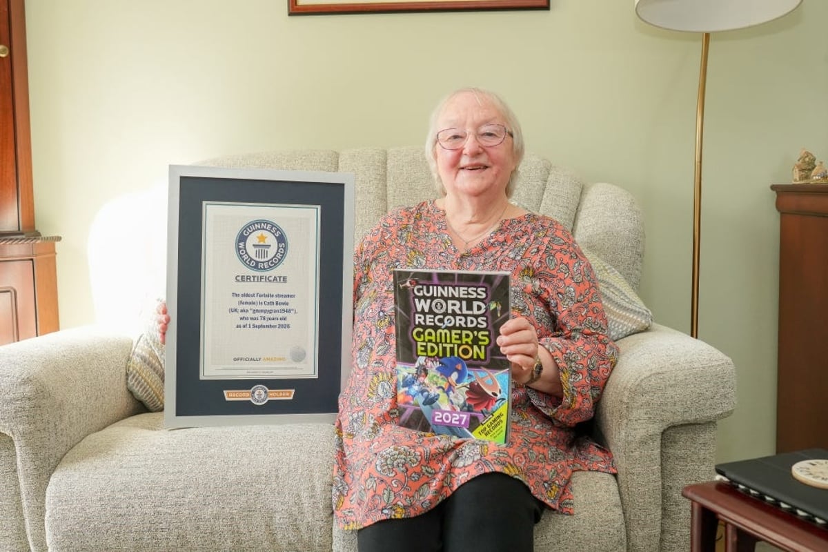 Gaming grandmother grabs Guinness record for Fortnite streaming