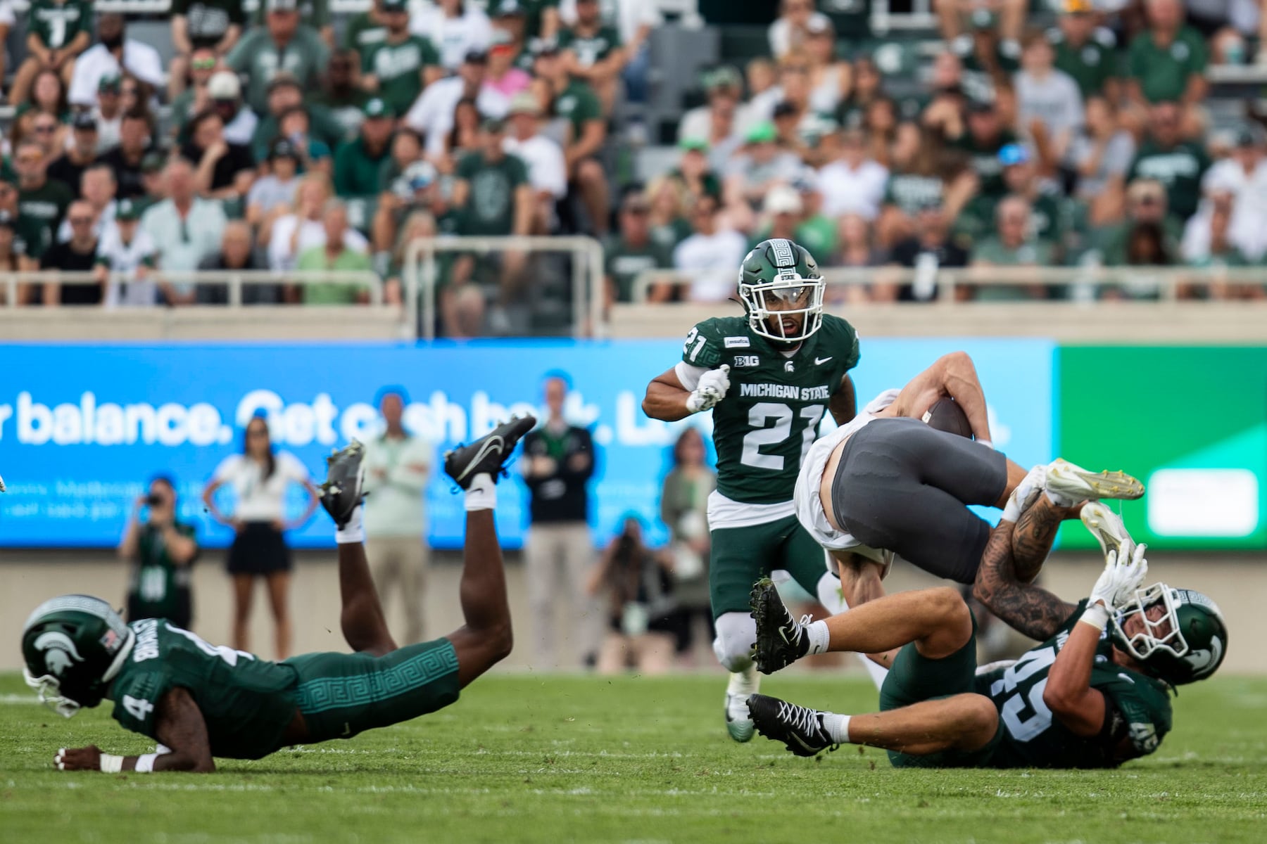 Michigan State starting LB among those out vs. Nebraska