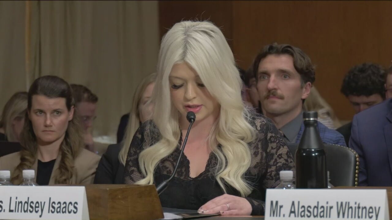 Lindsey Isaacs calls license plate readers dangerous at Senate subcommittee