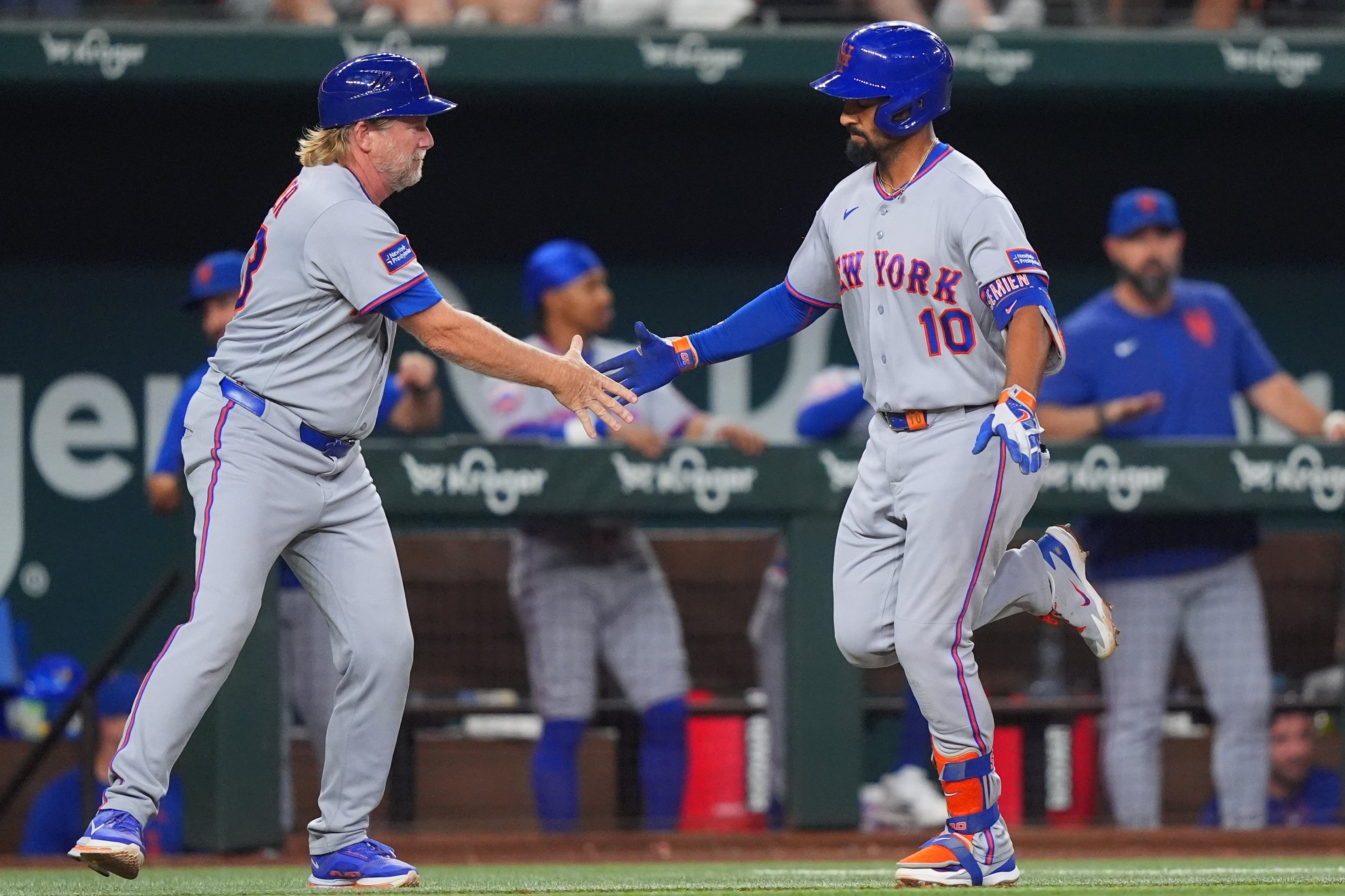 Semien hits tiebreaking HR against old team and Baty adds pinch-hit slam as Mets beat Rangers 7-2