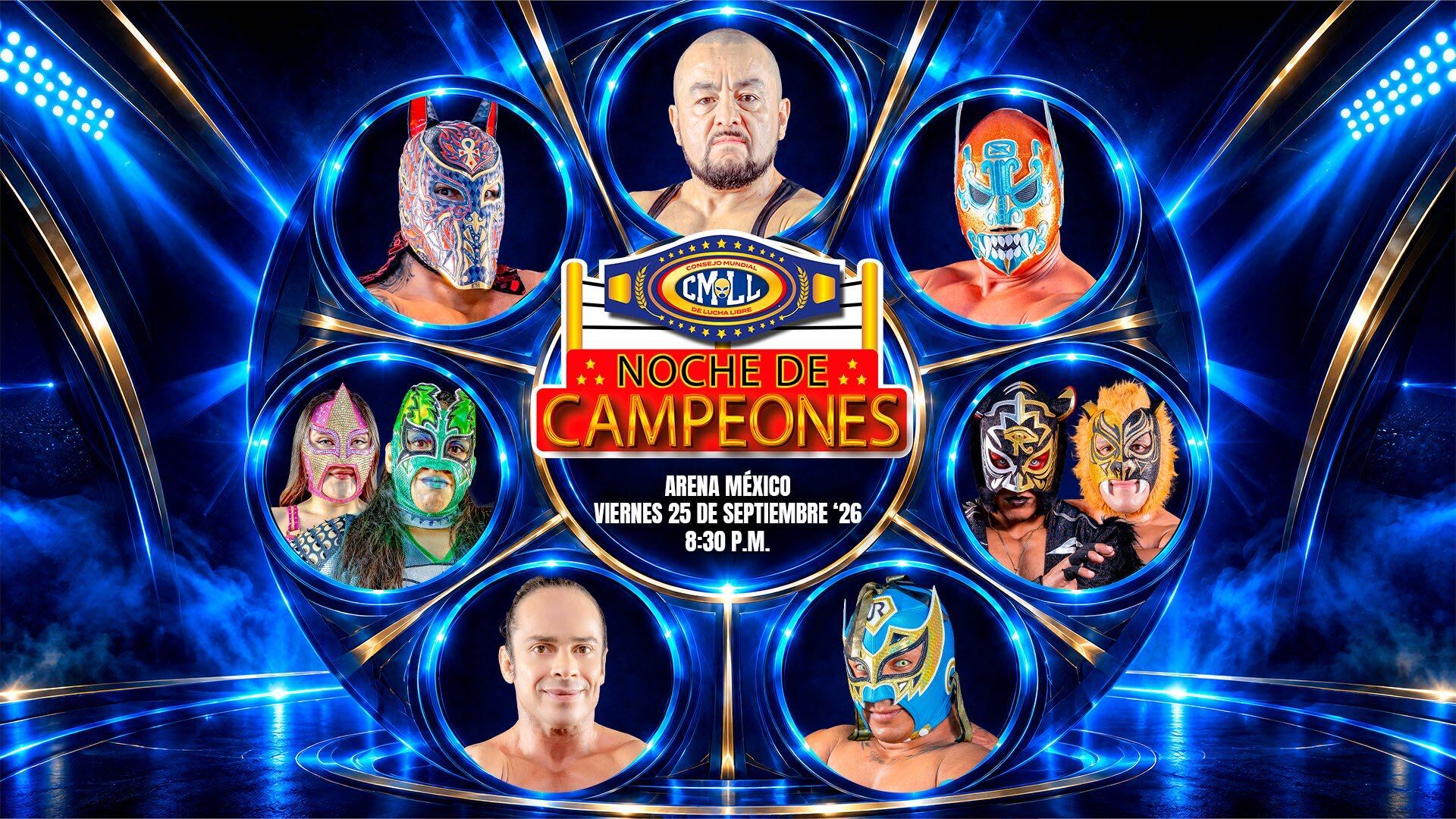 CMLL Noche de Campeones Lineup Announced