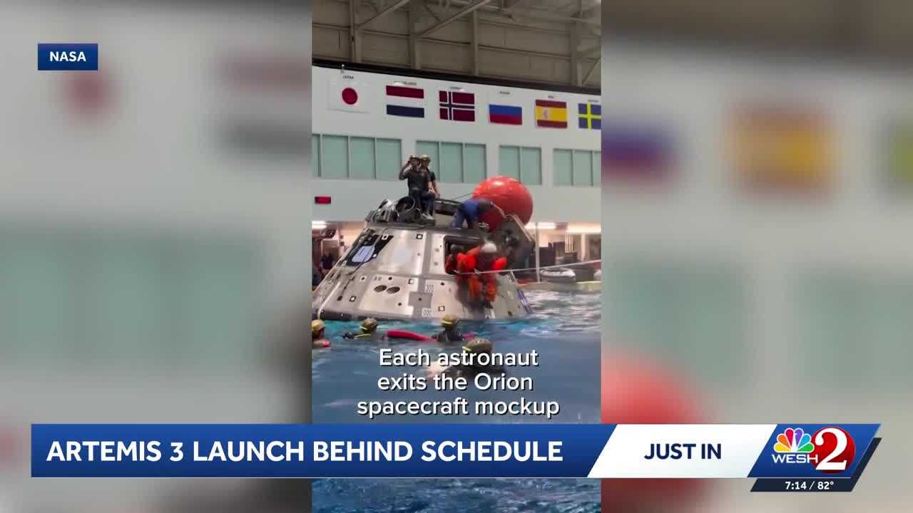 Artemis III launch about 3 months behind schedule, NASA administrator says