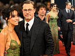 Dapper Brad Pitt, 62, puts on a loved-up display with his girlfriend Ines de Ramon, 33, at photocall for his new film Heart of the Beast during the San Sebastian Film Festival