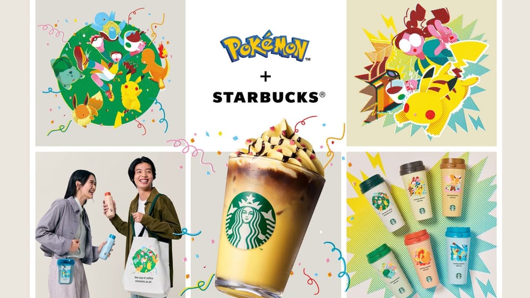 Pokemon x Starbucks collab reveals Pikachu latte and massive merch collection