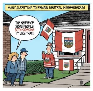 Theo Moudakis captures both sides of the Alberta referendum