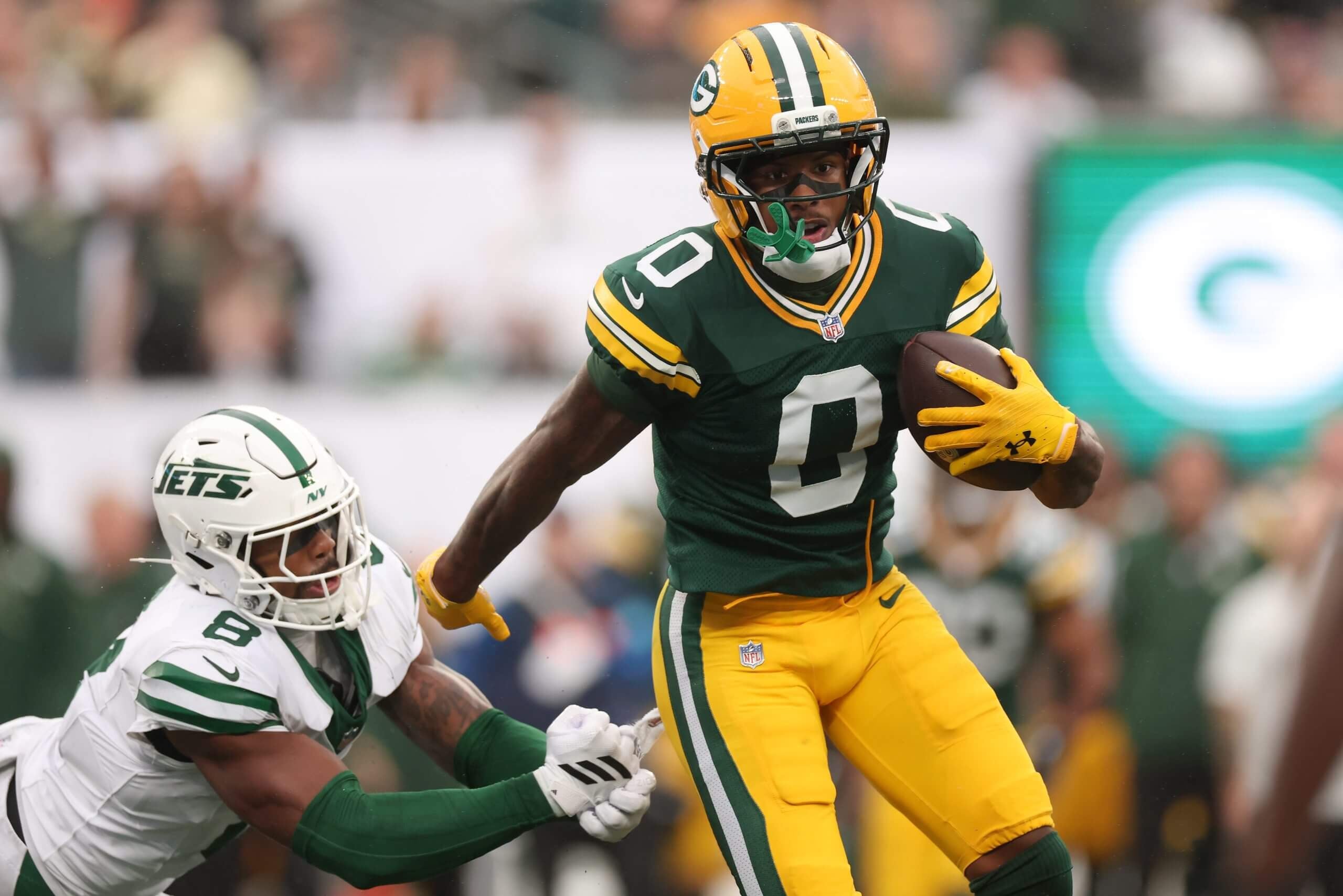 Matthew Golden surging, O-line concerns grow for Packers ahead of game vs. Falcons