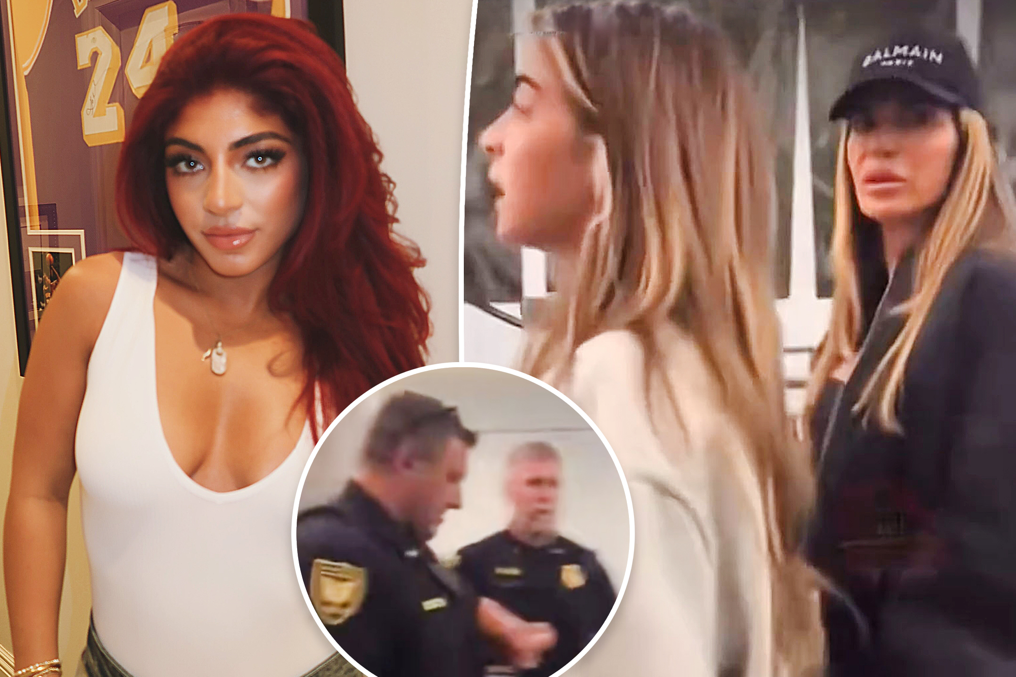 Milania Giudice gets in heated exchange with Teresa and Gia while surrounded by cops in since-deleted video