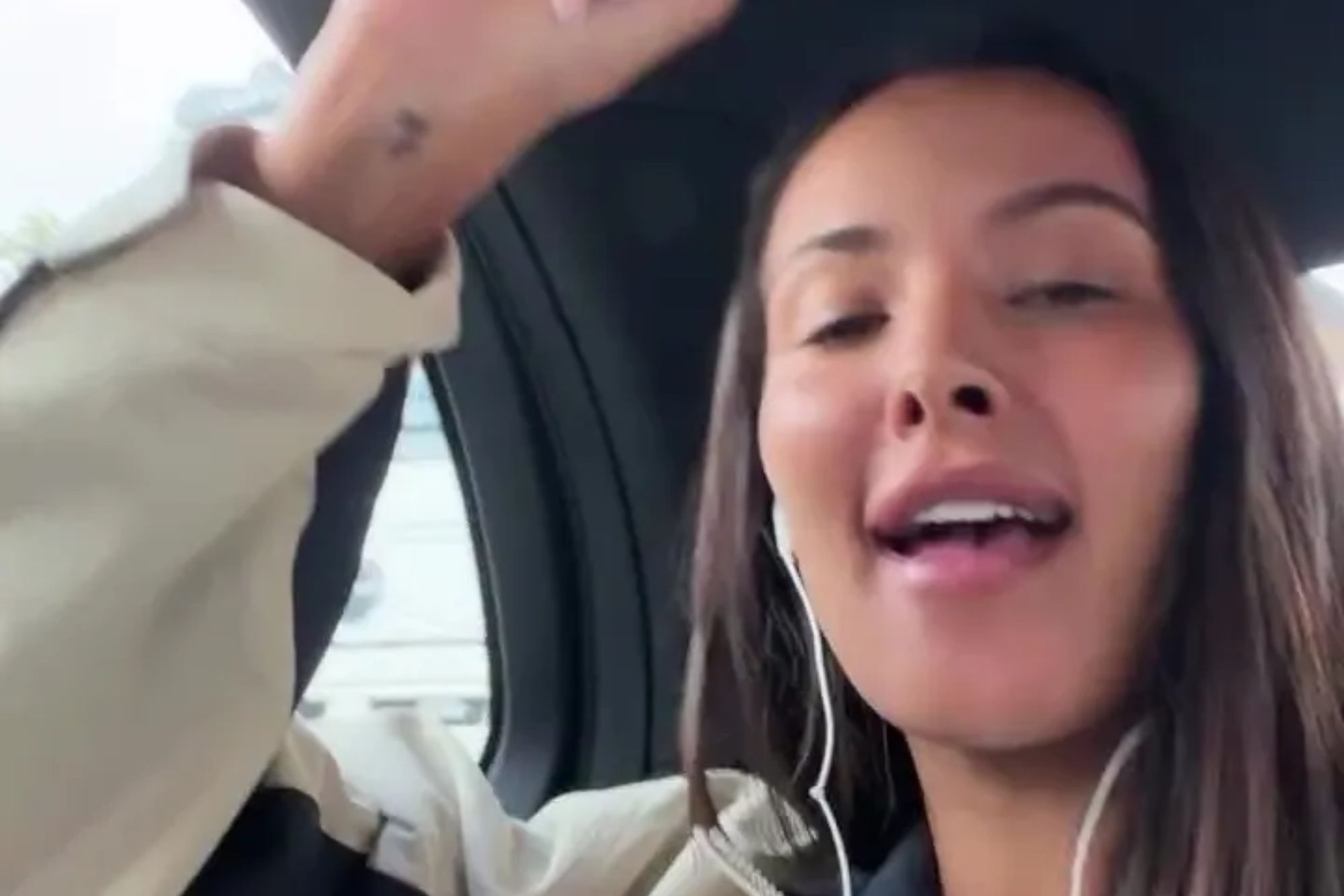 Maya Jama re-follows ex Stormzy five months after Ruben Dias split – and sings along to rapper’s song in the car