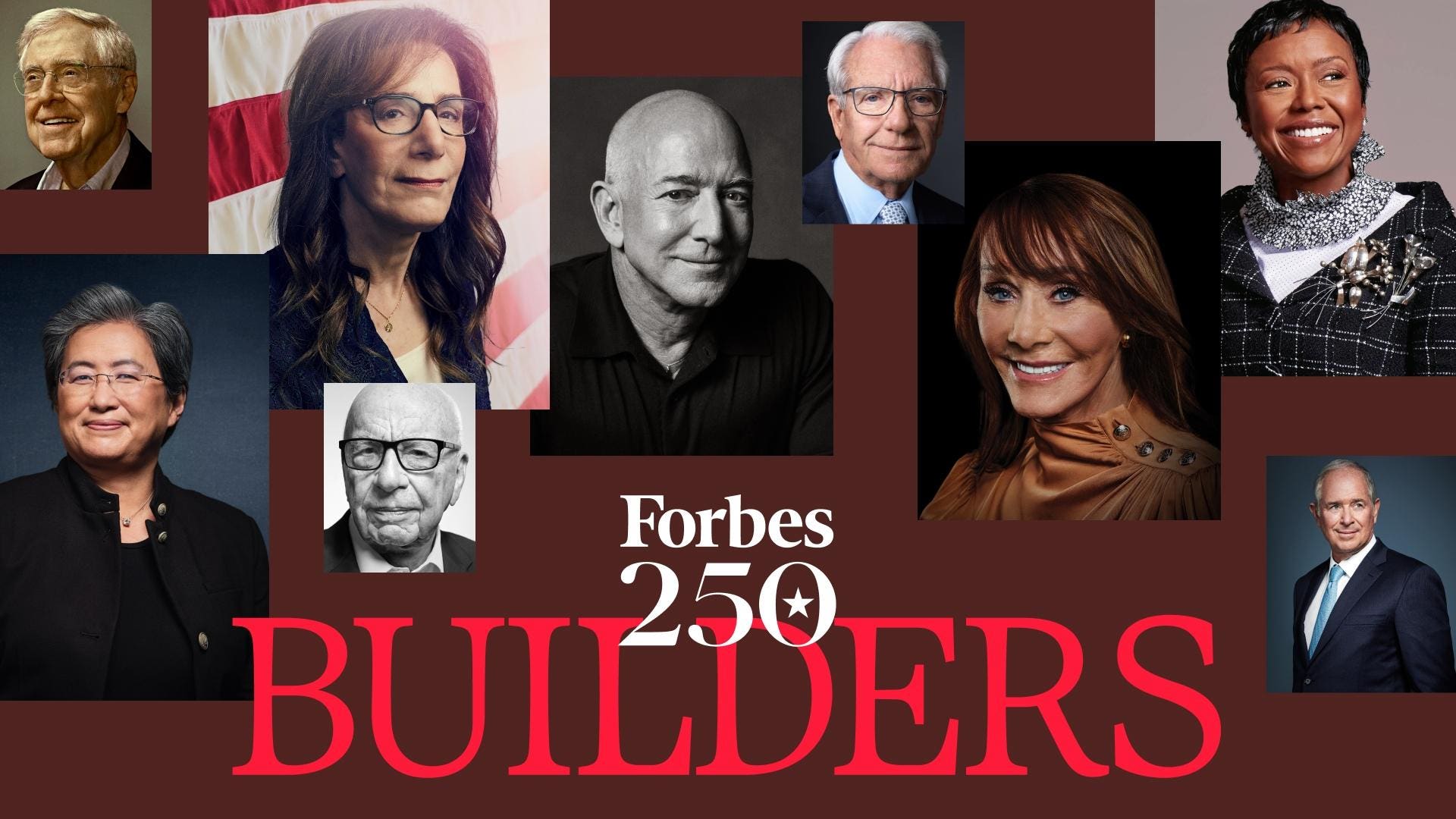 Forbes Unveils The 250 Greatest Builders In American History, Recognizing Visionaries Who Helped Build Modern America