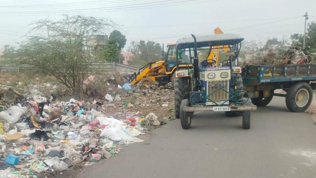 Garbage dumped in land acquired for Coimbatore airport expansion removed