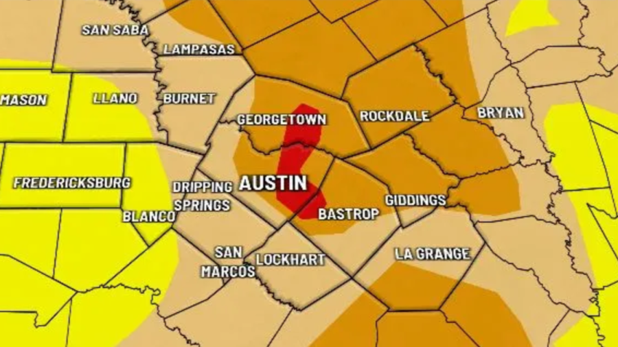 Drought reaches 'extreme' for first time since June in Central Texas