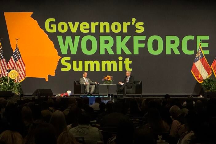 Gov. Brian Kemp addresses his last governor's workforce summit