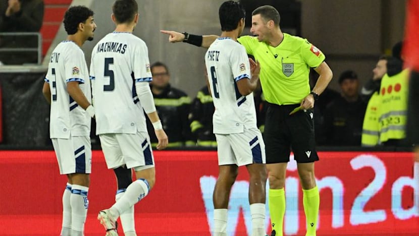 Israel's Abu Farchi sent off after gun gesture celebration