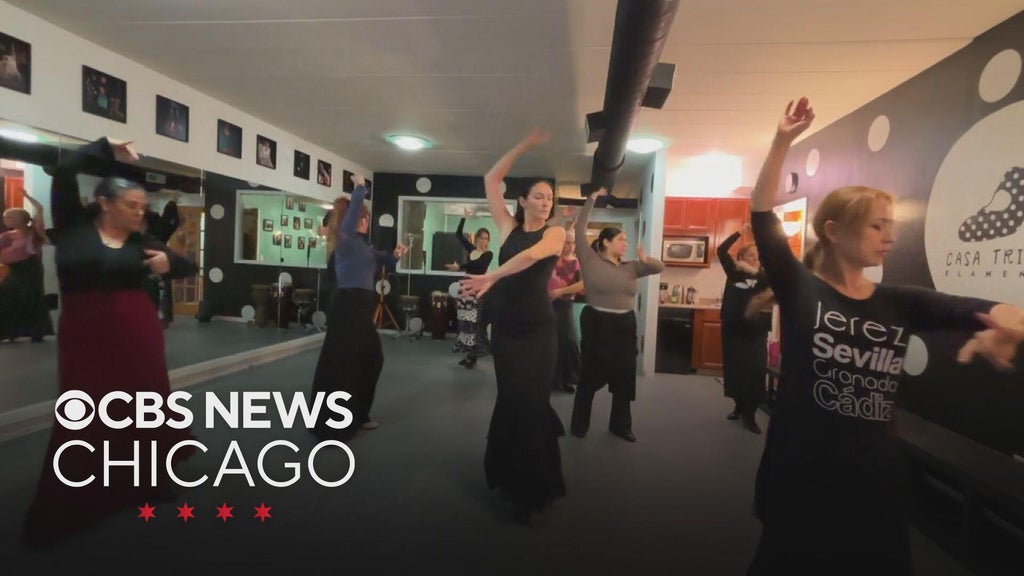 Dunning flamenco dancers performing at 4th Chicago Latino Dance Festival