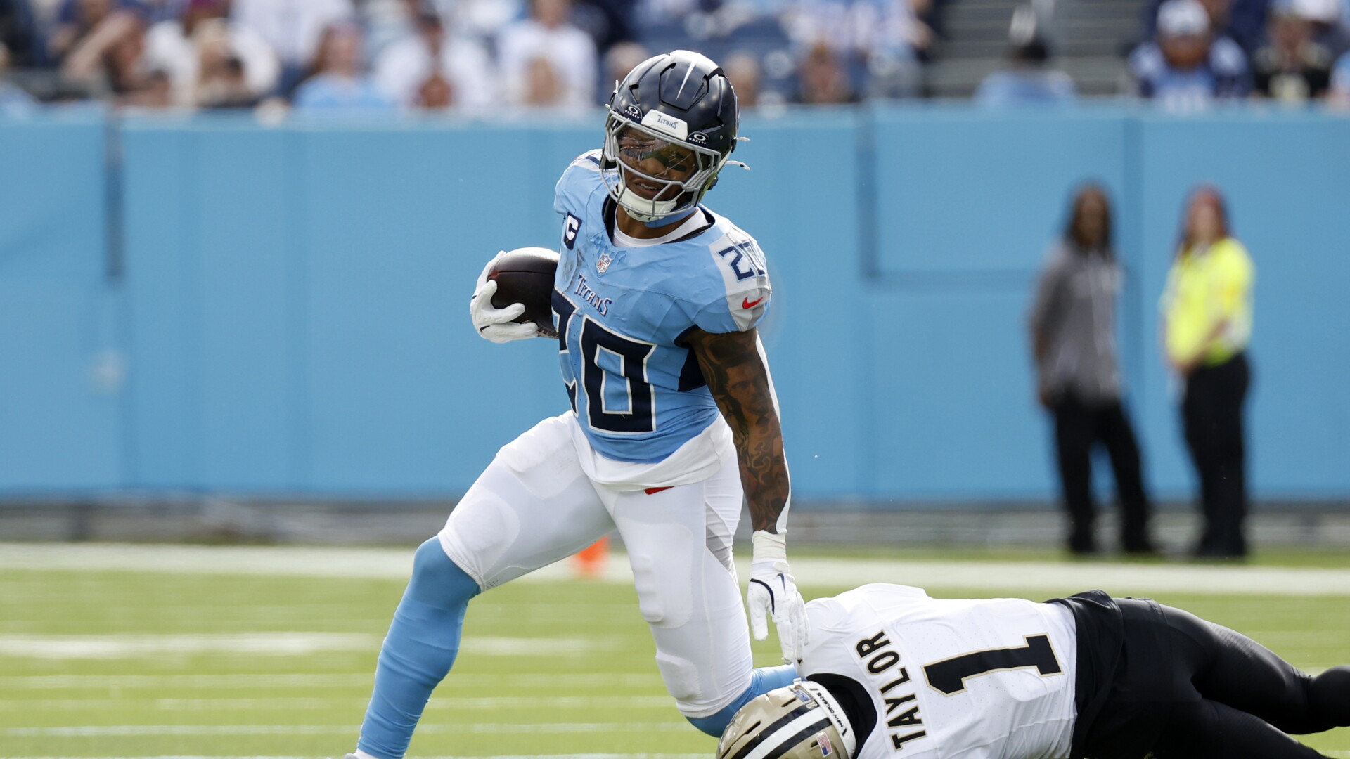 Titans RB Tony Pollard returns to limited work Thursday