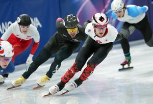 Félix Roussel opens Canadian short track championships with two gold medals