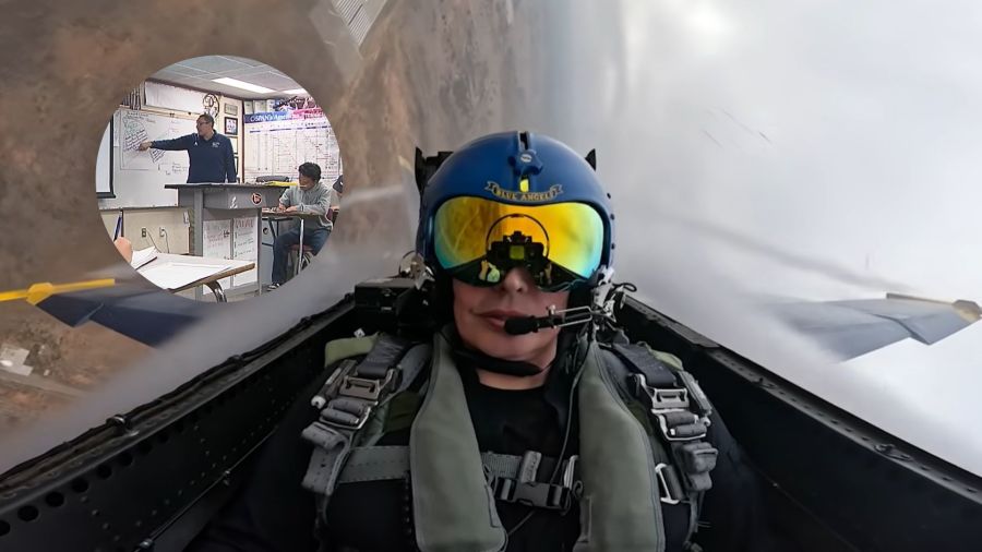 Classroom to cockpit: La Mesa man fulfills lifelong dream to fly with Blue Angels