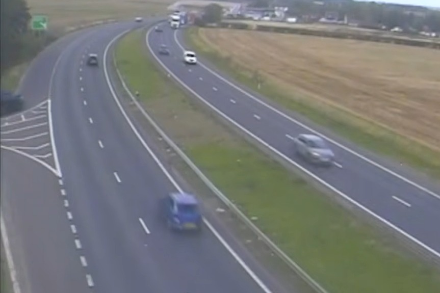 Teenage girl fighting for life after crash with HGV car transporter as she joined motorway