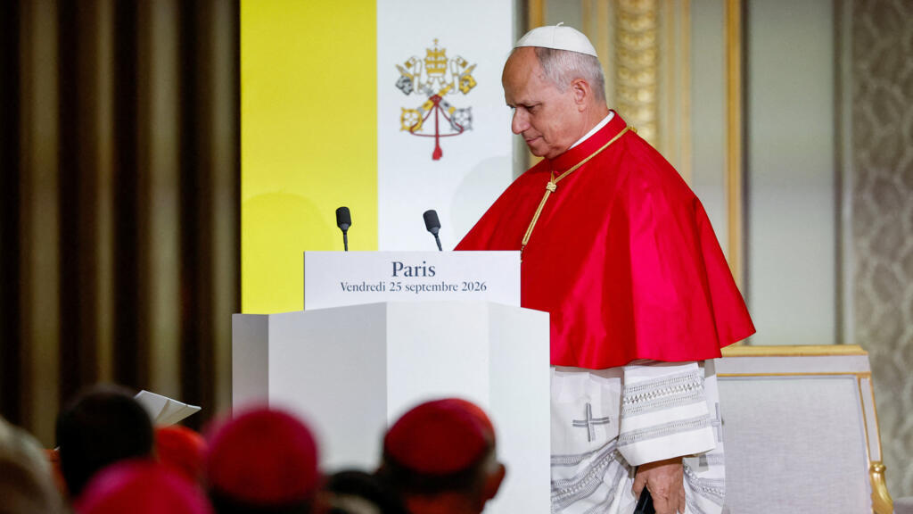 Pope Leo XIV uses Élysée speech to warn of a 'paradise of machines'