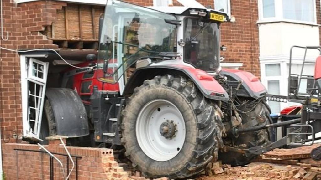 Man rammed tractor into house in grave attack feud