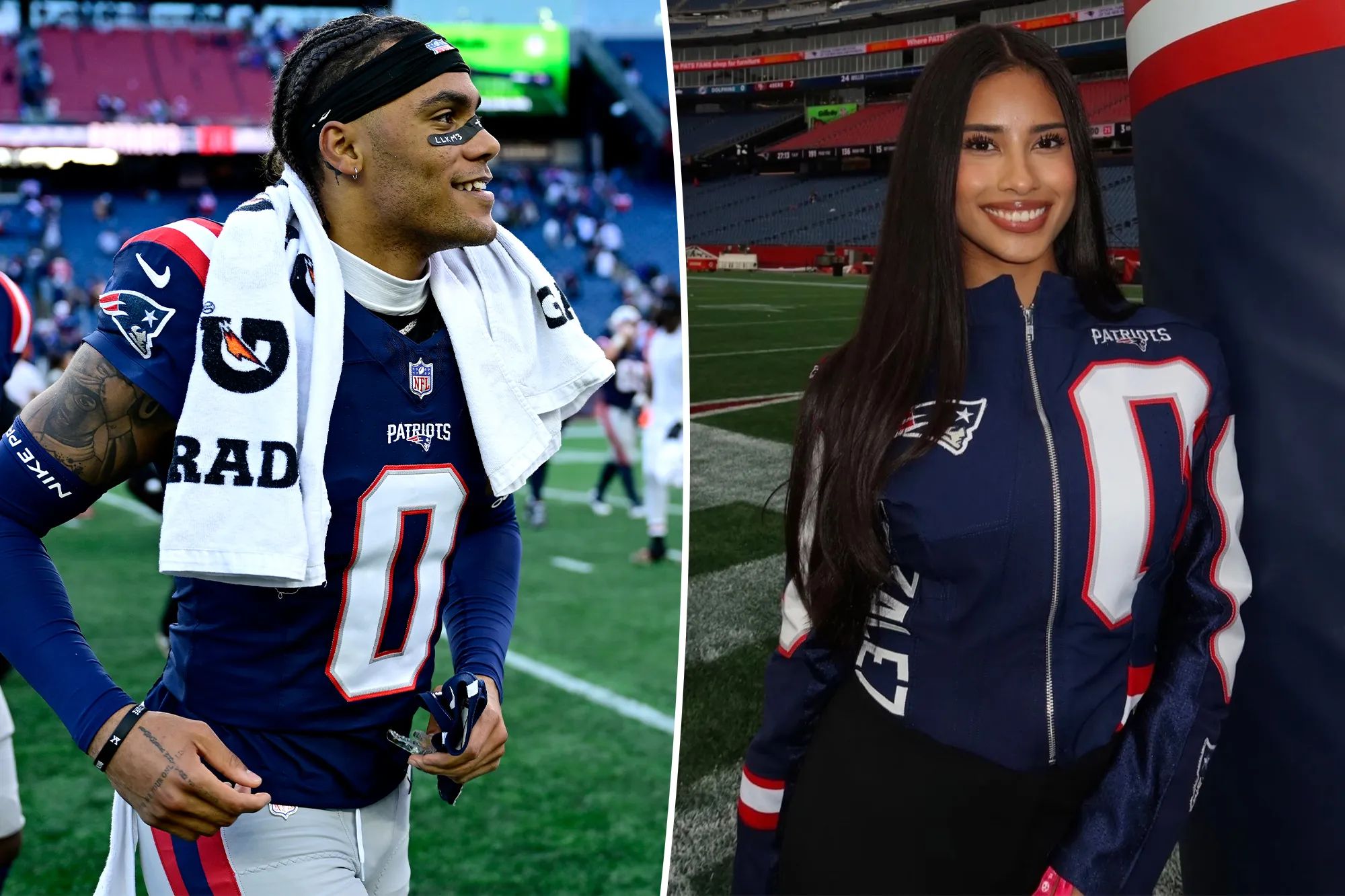 Patriots’ Christian Gonzalez appears to be dating influencer after sideline appearance