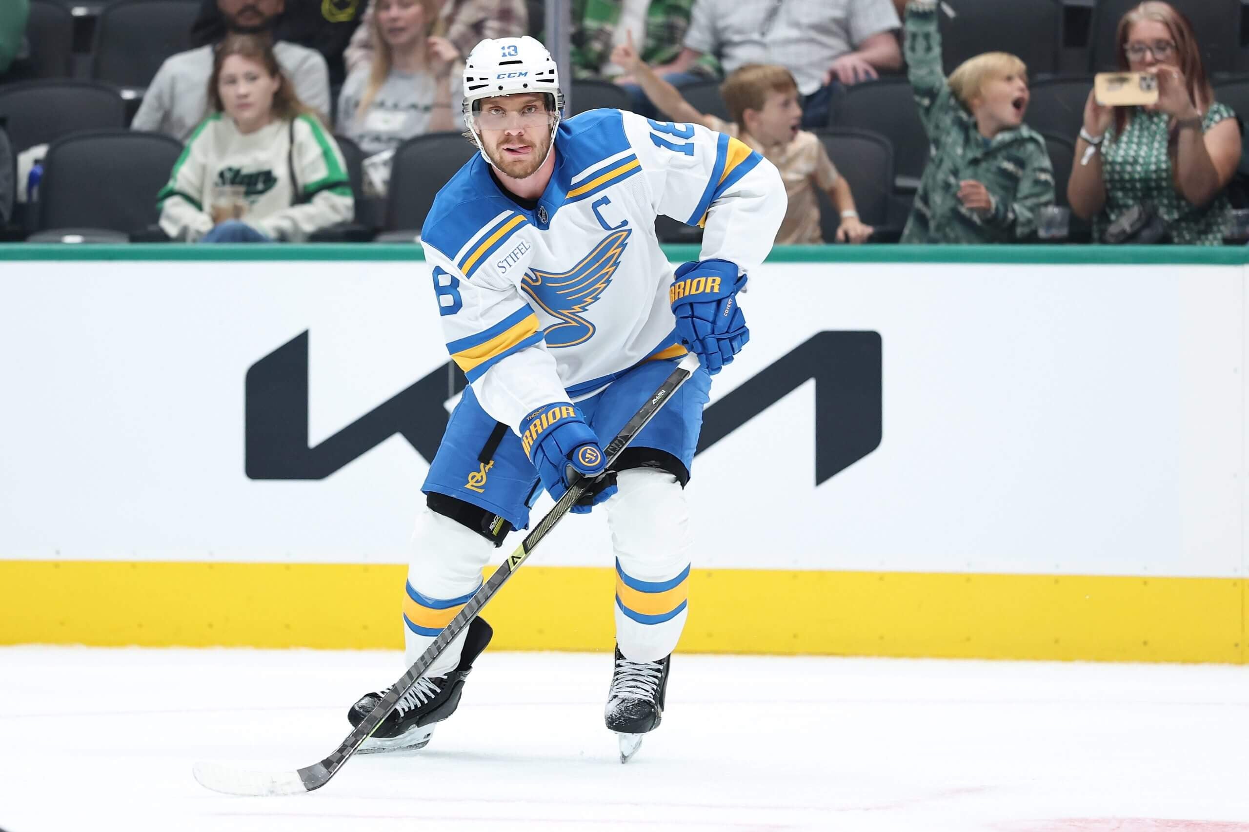 Top line in sync, Connor McMichael on the move: What I'm seeing at Blues camp