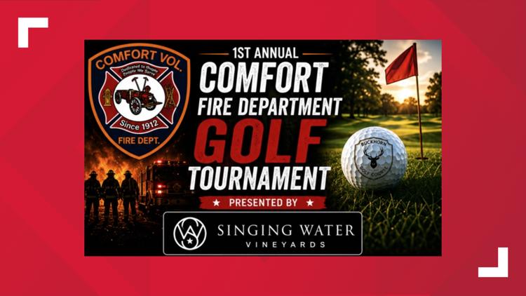 Golf tournament raises money for Comfort volunteer firefighters after heroic response to July 4 floods