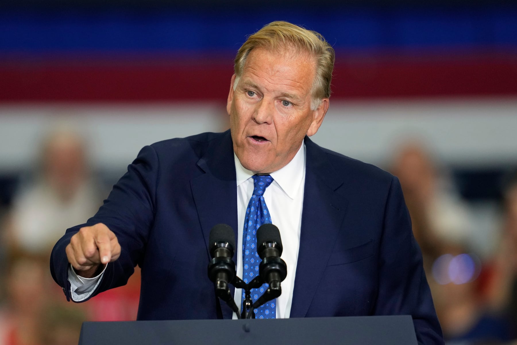 GOP candidate in crucial Senate race breaks with Trump on major issue