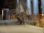 Videos show Spanish soldiers chasing down and beating Ceuta migrants with batons as chaos continues following 'invasion' of African enclave