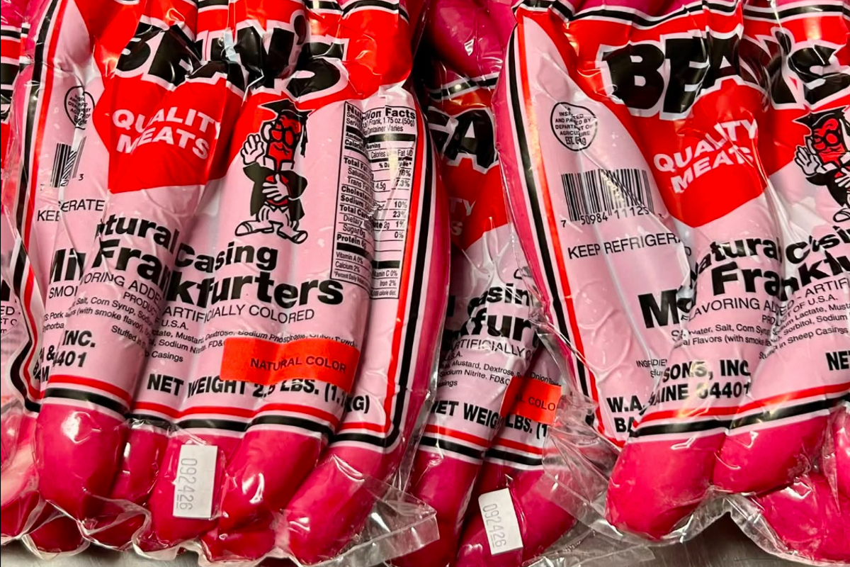 Maine’s famous red hot dogs have ditched the dyes and are being colored by crushed bugs instead