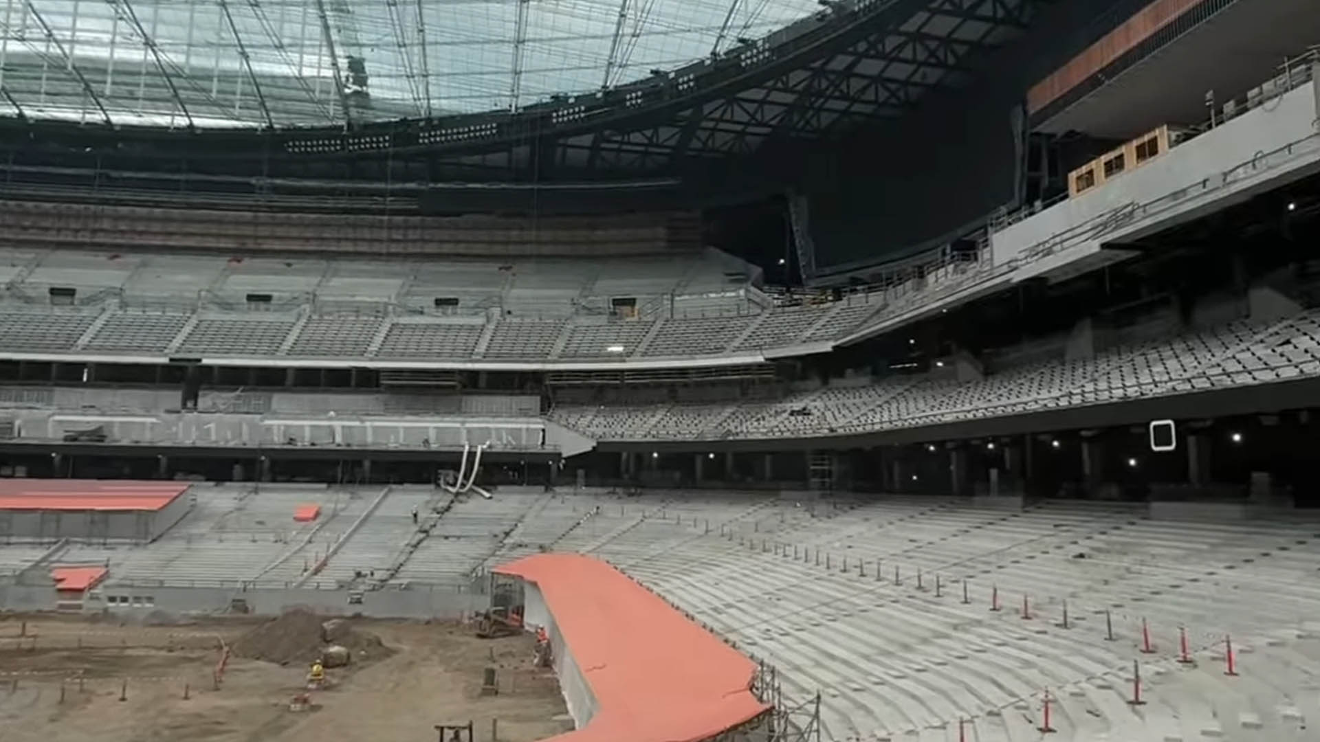 ‘Going to look amazing’ – NFL fans in awe as new $2.2bn epic stadium and future Super Bowl venue rapidly takes shape