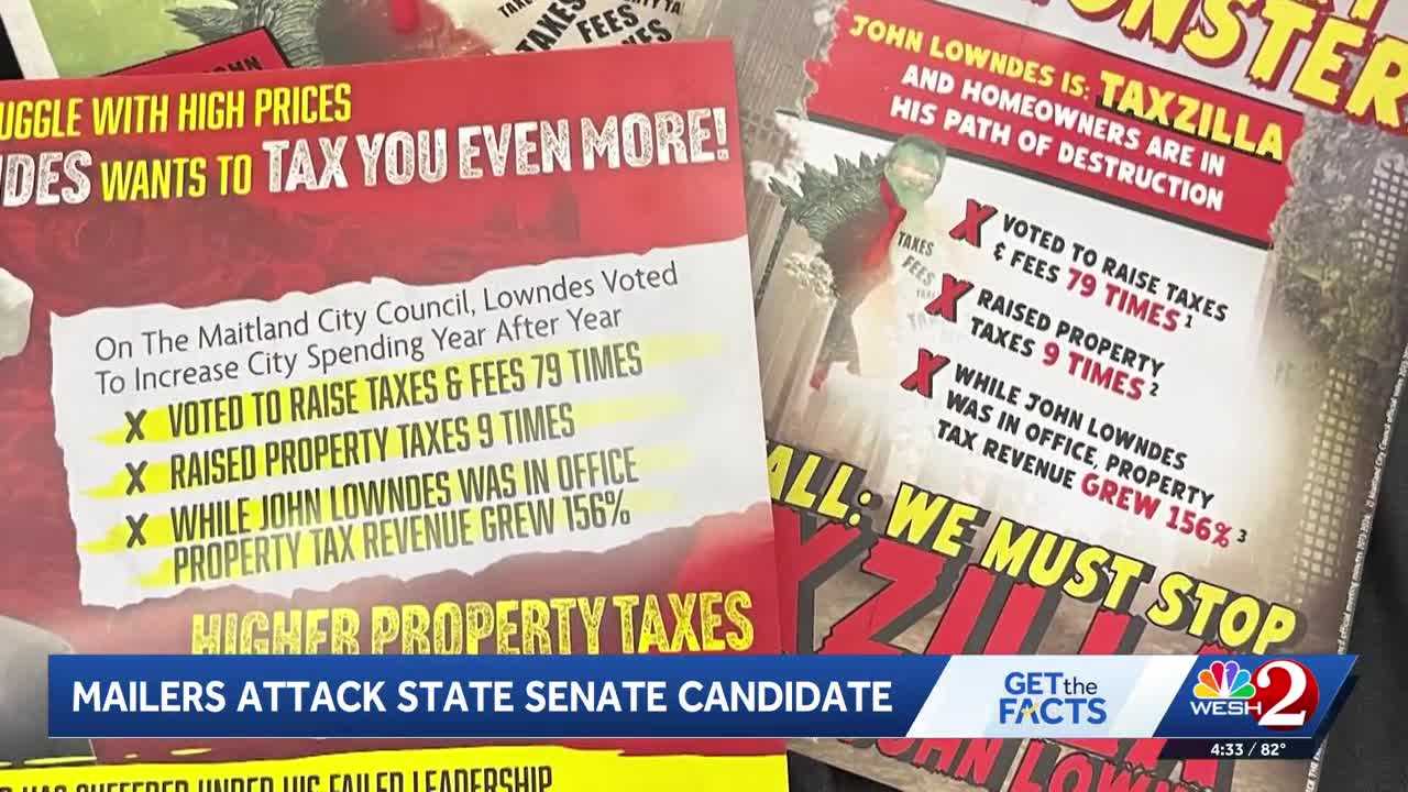 Get The Facts: Mailer warns of 'Tax Monster' in State Senate 10 race