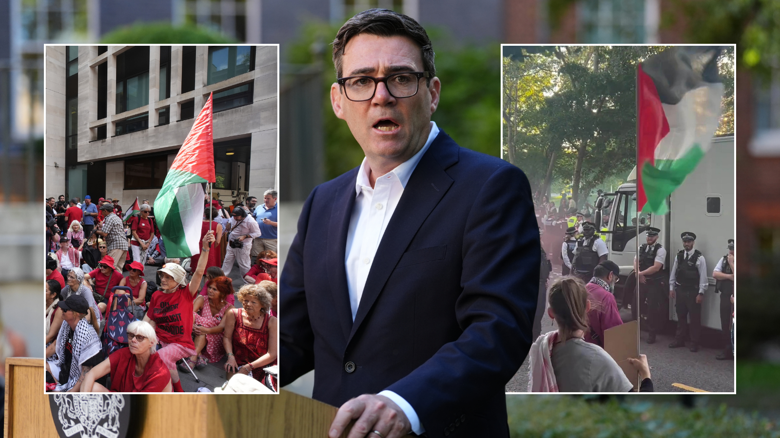 Palestine Action plots to wreak havoc on Andy Burnham's first conference as activists threaten mass protest