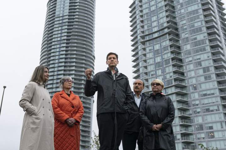 B.C.’s Eby says NDP would tax new, unsold condos, raise speculation, vacancy fees