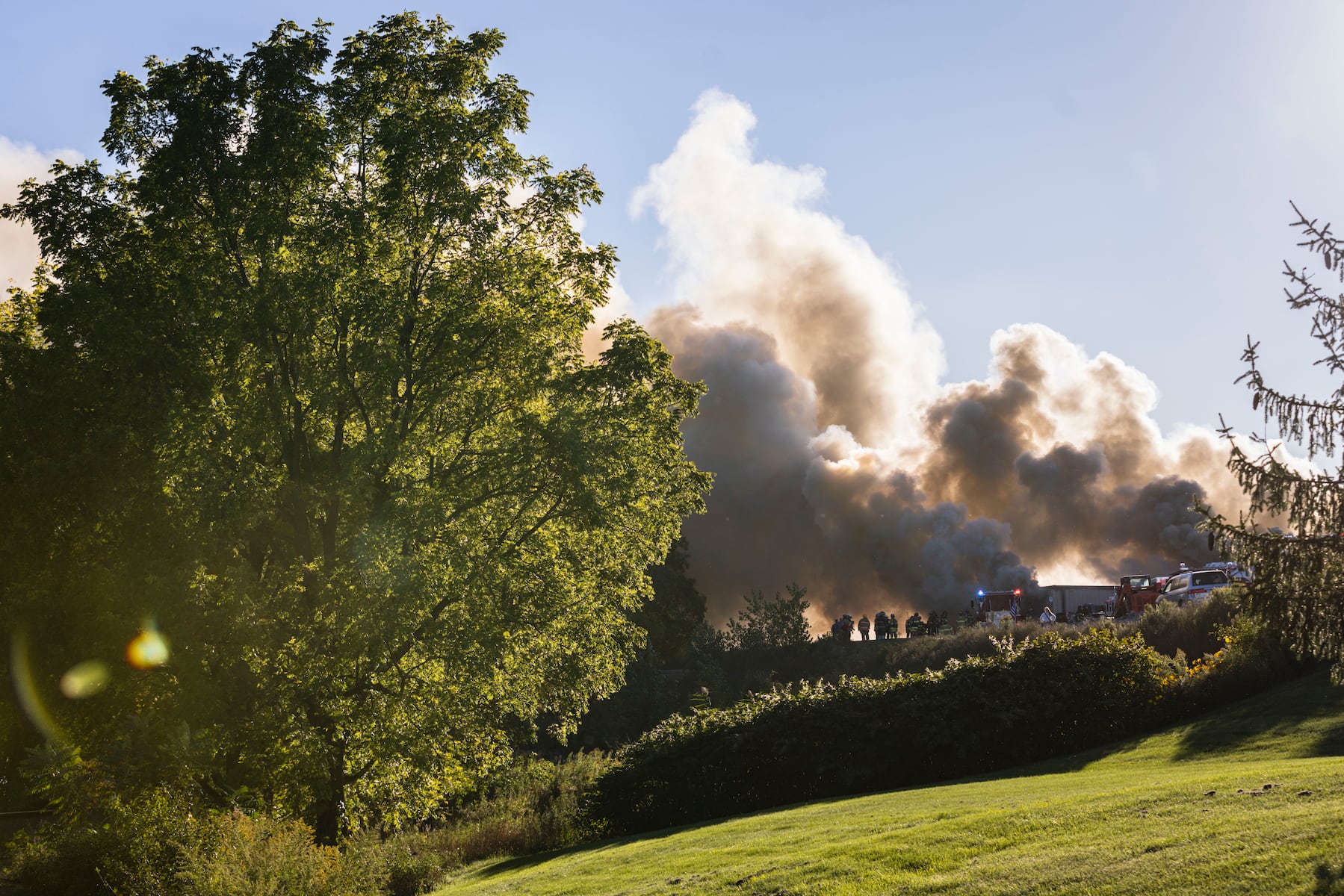 Police believe large storage unit fire in Camillus was accidental
