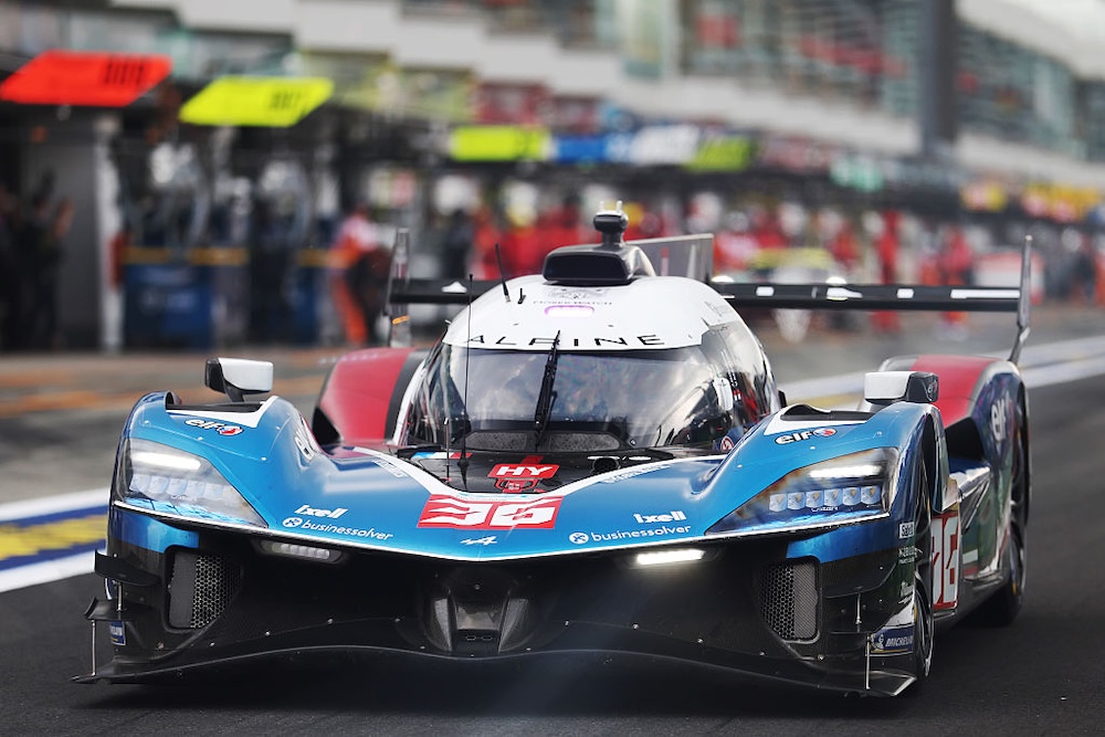 Alpine quickest in rainy final WEC practice at Fuji