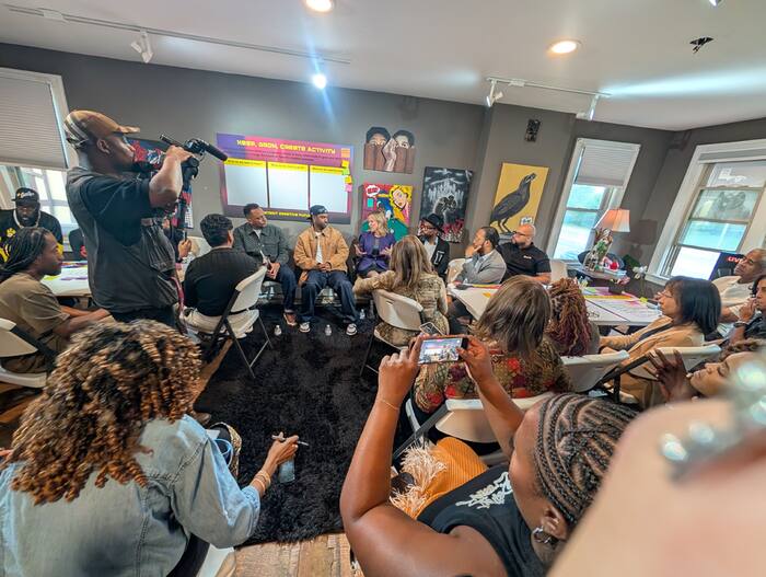 Jocelyn Benson, Big Sean discuss Michigan’s creative economy in Detroit ahead of November election