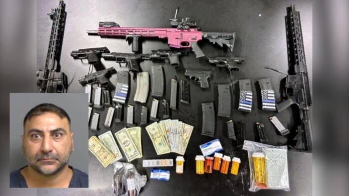 10 guns, hundreds of pills, $16K seized during search warrant at Macomb County home