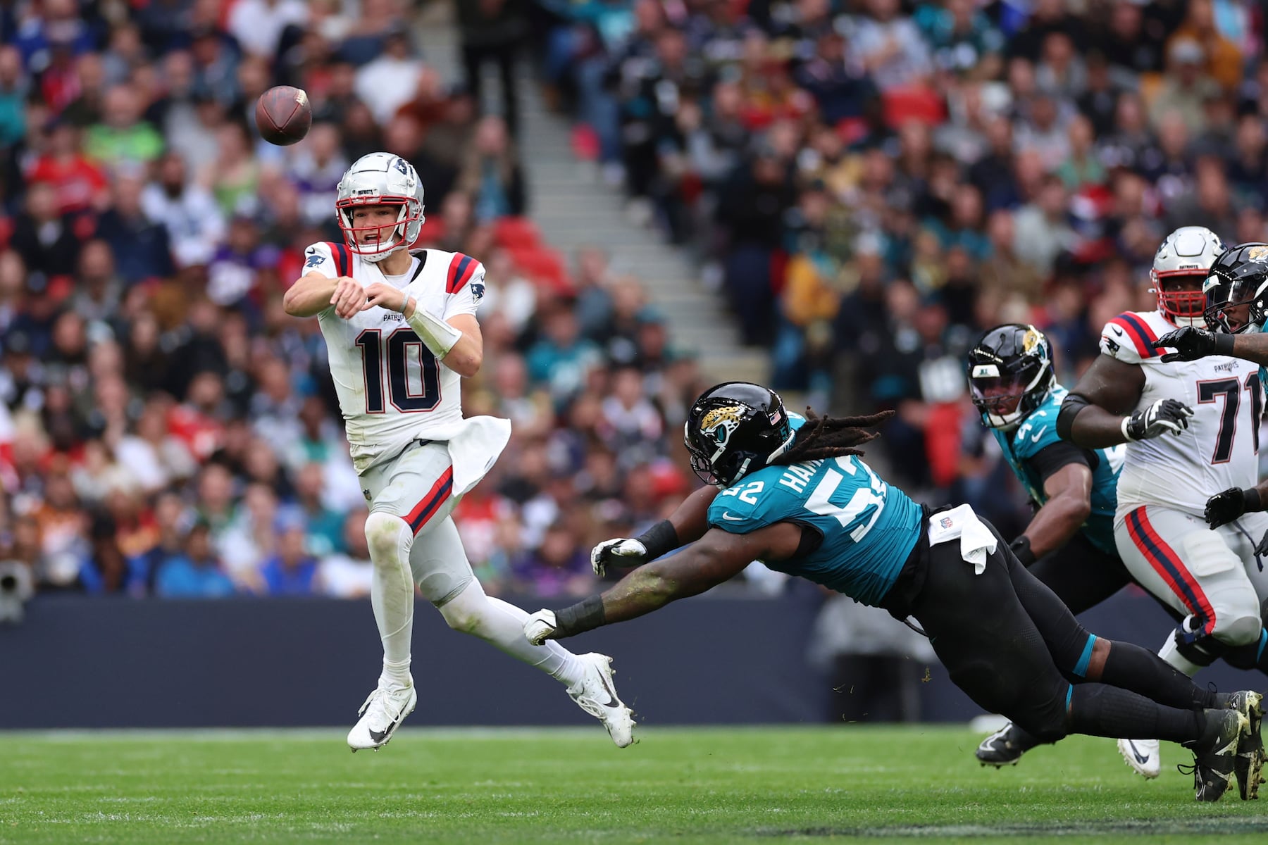 Data projections forecast tight score: What DraftKings bettors expect for Patriots vs. Jaguars