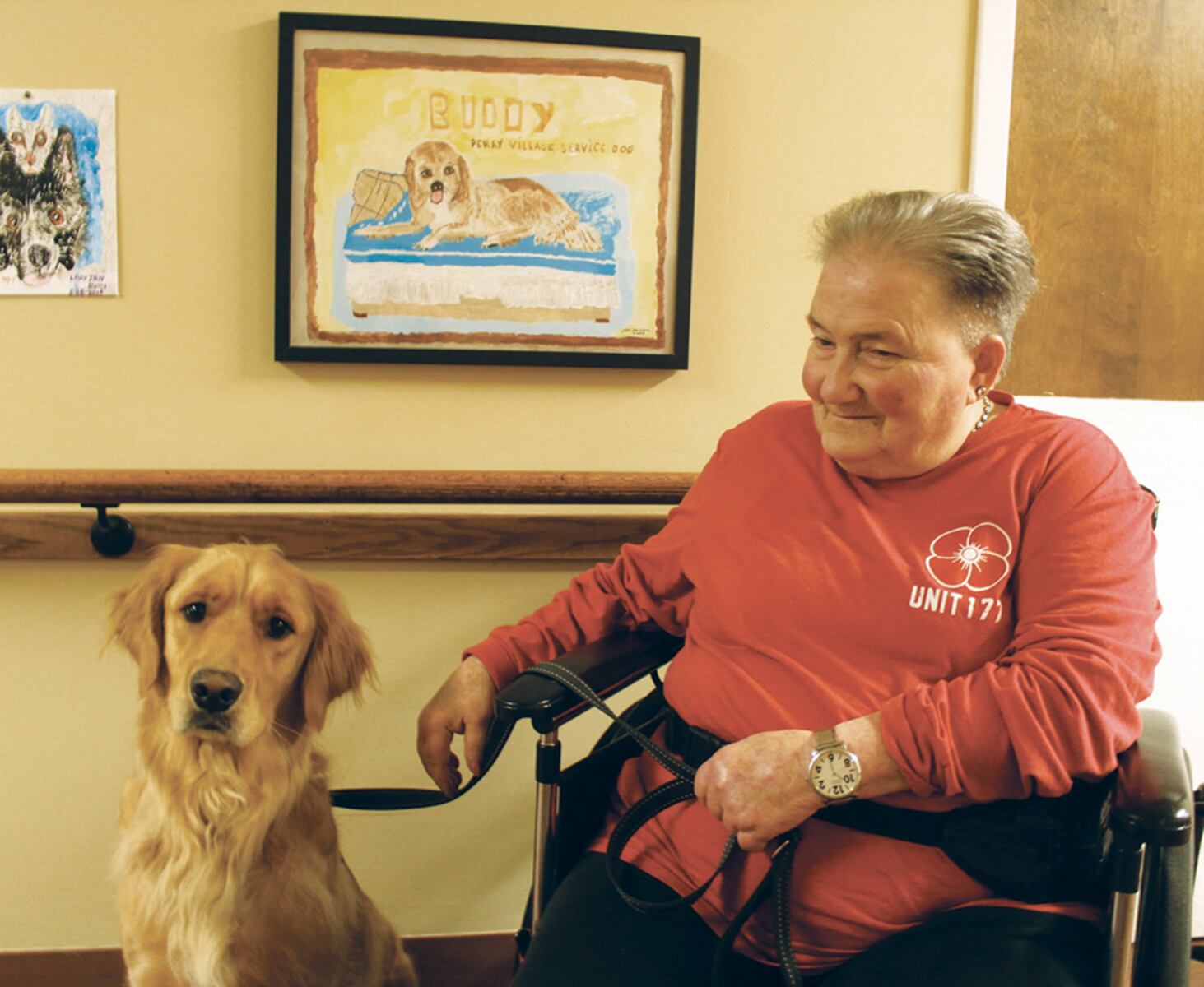 Golden retriever was a best ‘bud’ to many