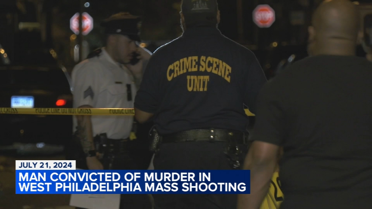 Man convicted of murder in 2024 West Philadelphia mass shooting