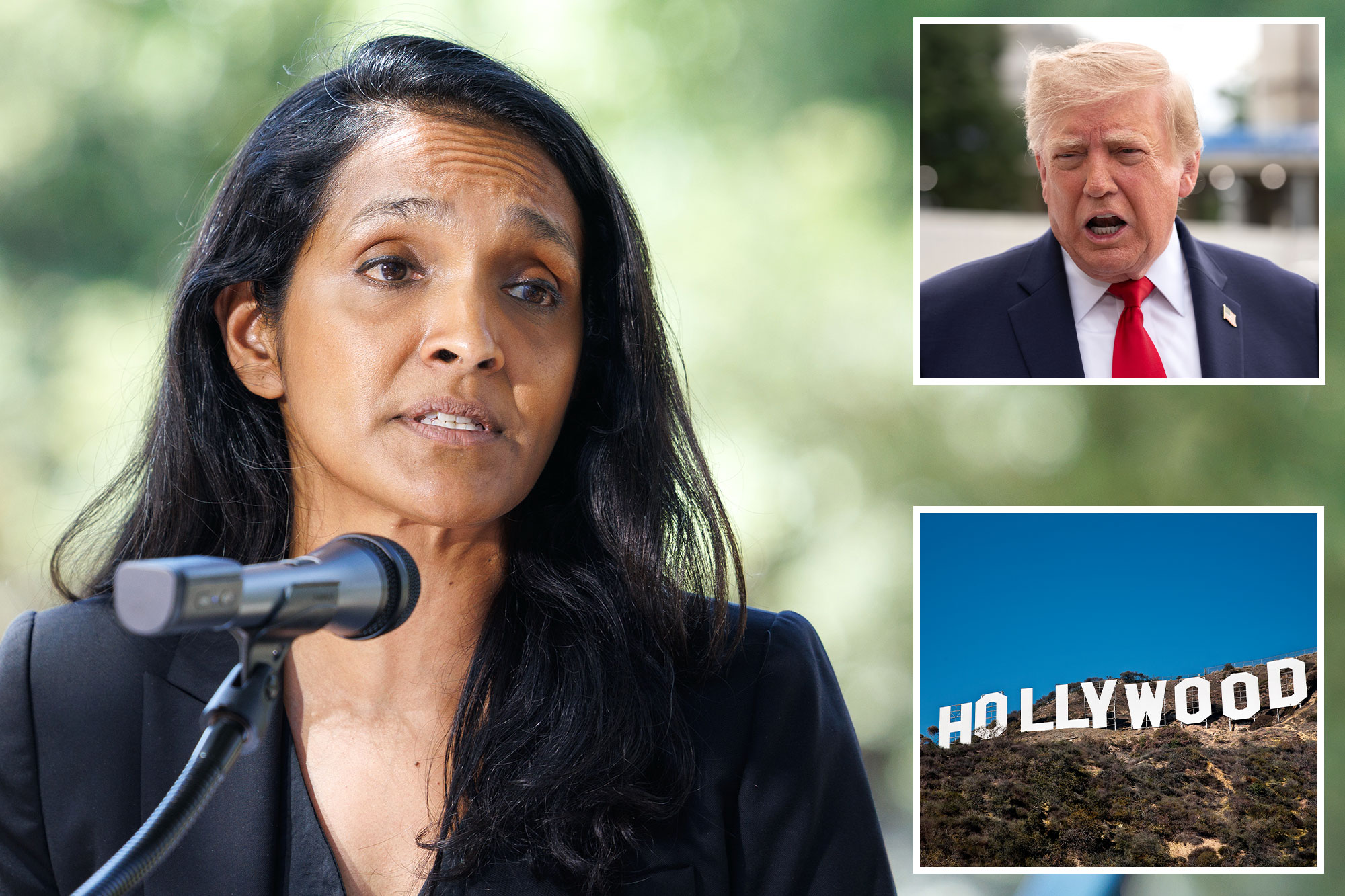 LA mayoral candidate Nithya Raman backs Donald Trump’s proposal to save Hollywood