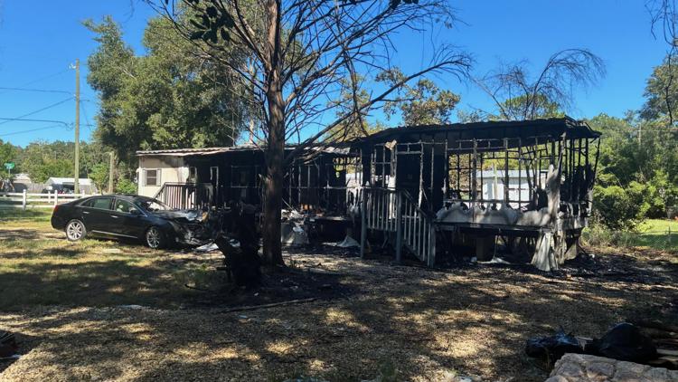 Firefighters rescue person from burning home in Citrus County