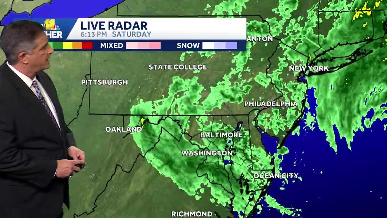 Rainy and windy again on Sunday