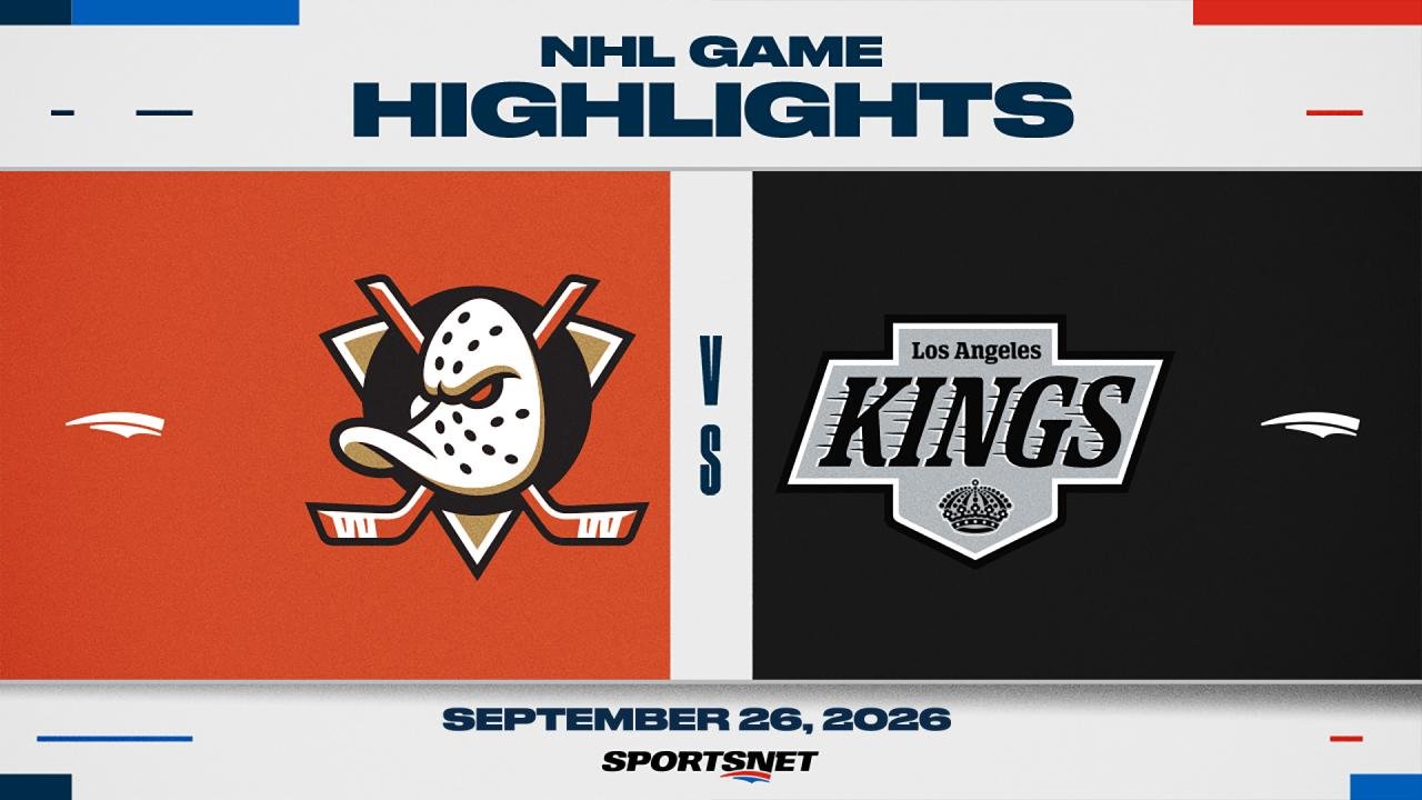 NHL Pre-Season Highlights: Kings 6, Ducks 2