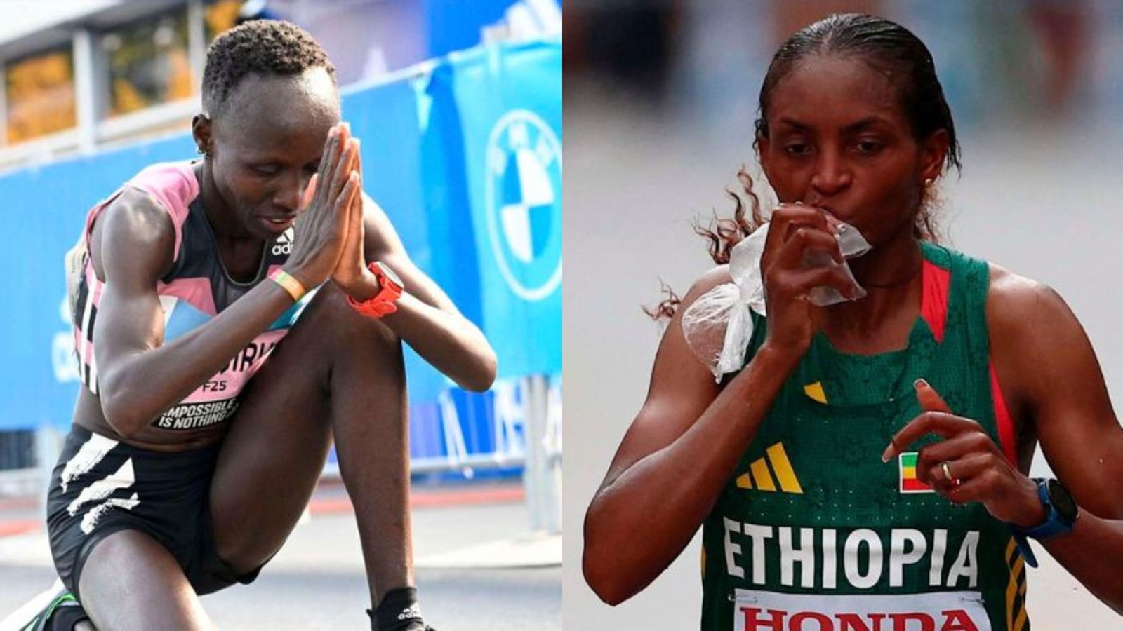 Kenya’s Wanjiru and Ethiopia’s Assefa collide on the streets of Berlin