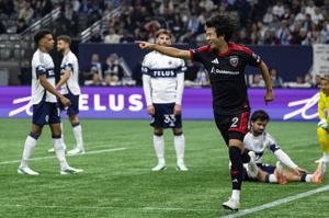 Nono scores twice as Vancouver Whitecaps battle D.C. United to 3-3 draw